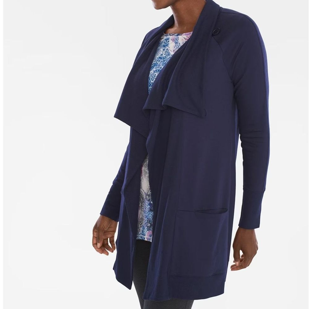 Chico's Zenergy Convertible Drape-Front Jacket  1P